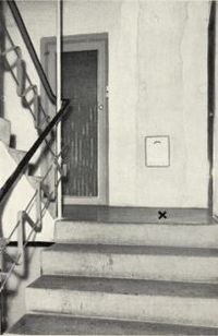 Staircase where Bandera was murdered